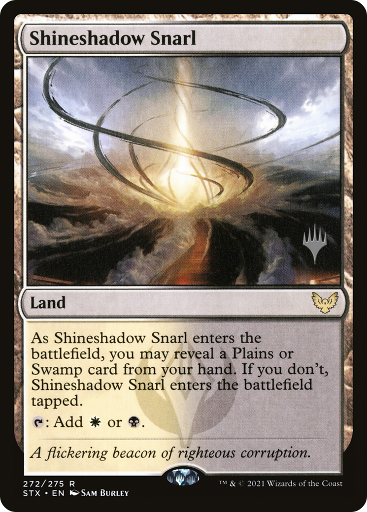 Shineshadow Snarl (PSTX-272P) - Strixhaven: School of Mages Promos - Premium MTG Single from Wizards of the Coast - Just $0.37! Shop now at Game Crave Tournament Store