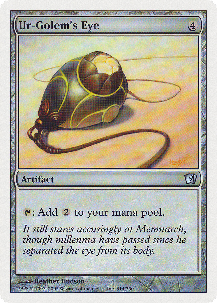 Ur-Golem's Eye (9ED-314) - Ninth Edition - Premium MTG Single from Wizards of the Coast - Just $0.22! Shop now at Game Crave Tournament Store