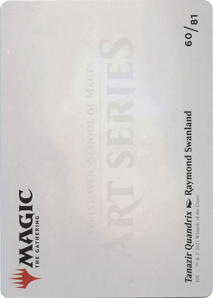 Tanazir Quandrix // Tanazir Quandrix (ASTX-060) - Strixhaven Art Series (Borderless) Foil - Premium MTG Single from Wizards of the Coast - Just $0! Shop now at Game Crave Tournament Store