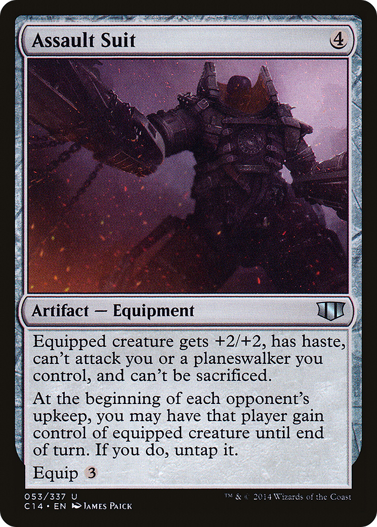 Assault Suit (C14-053) - Commander 2014 - Premium MTG Single from Wizards of the Coast - Just $0.08! Shop now at Game Crave Tournament Store