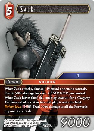Zack (DAWN OF HEROES) Foil - Premium Final Fantasy Single from Dawn of Heroes - Just $11.11! Shop now at Game Crave Tournament Store