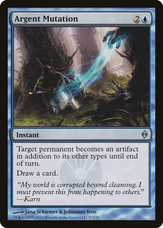 Argent Mutation (NPH-027) - New Phyrexia - Premium MTG Single from Wizards of the Coast - Just $0.08! Shop now at Game Crave Tournament Store