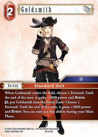 Goldsmith (DAWN OF HEROES) Foil - Premium Final Fantasy Single from Dawn of Heroes - Just $0.27! Shop now at Game Crave Tournament Store