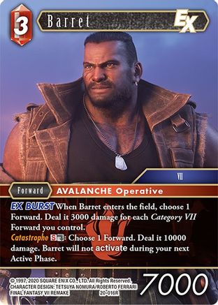 Barret EX (DAWN OF HEROES) - Premium Final Fantasy Single from Dawn of Heroes - Just $0.25! Shop now at Game Crave Tournament Store