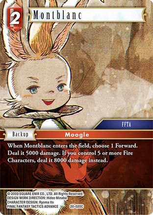 Montblanc (DAWN OF HEROES) Foil - Premium Final Fantasy Single from Dawn of Heroes - Just $0.43! Shop now at Game Crave Tournament Store