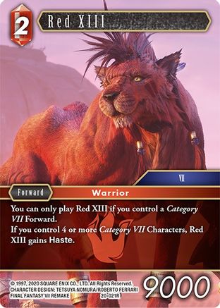 Red XIII (DAWN OF HEROES) Foil - Premium Final Fantasy Single from Dawn of Heroes - Just $0.77! Shop now at Game Crave Tournament Store