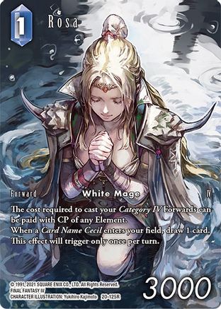 Rosa (Full Art) (DAWN OF HEROES) Foil - Premium Final Fantasy Single from Dawn of Heroes - Just $22.54! Shop now at Game Crave Tournament Store