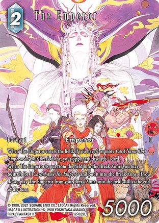 The Emperor (Full Art Reprint) (DAWN OF HEROES) Foil - Premium Final Fantasy Single from Dawn of Heroes - Just $5.10! Shop now at Game Crave Tournament Store