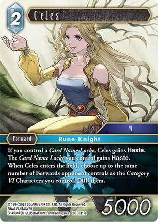 Celes (DAWN OF HEROES) Foil - Premium Final Fantasy Single from Dawn of Heroes - Just $0.66! Shop now at Game Crave Tournament Store