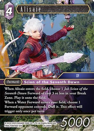 Alisaie (DAWN OF HEROES) Foil - Premium Final Fantasy Single from Dawn of Heroes - Just $0.41! Shop now at Game Crave Tournament Store