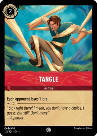 Tangle (133/204) - The First Chapter - Premium Lorcana Single from Disney - Just $0.08! Shop now at Game Crave Tournament Store