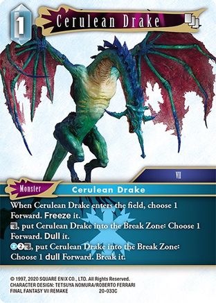 Cerulean Drake (DAWN OF HEROES) - Premium Final Fantasy Single from Dawn of Heroes - Just $0.25! Shop now at Game Crave Tournament Store