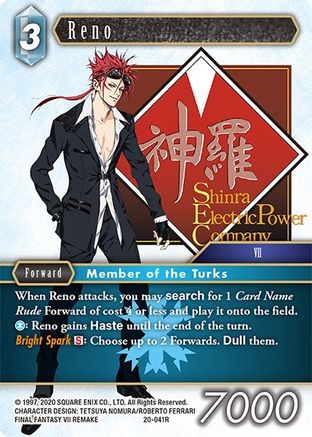 Reno (DAWN OF HEROES) Foil - Premium Final Fantasy Single from Dawn of Heroes - Just $1.46! Shop now at Game Crave Tournament Store