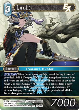 Locke EX (DAWN OF HEROES) Foil - Premium Final Fantasy Single from Dawn of Heroes - Just $4.94! Shop now at Game Crave Tournament Store