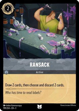 Ransack (199/204) - The First Chapter - Premium Lorcana Single from Disney - Just $0.08! Shop now at Game Crave Tournament Store