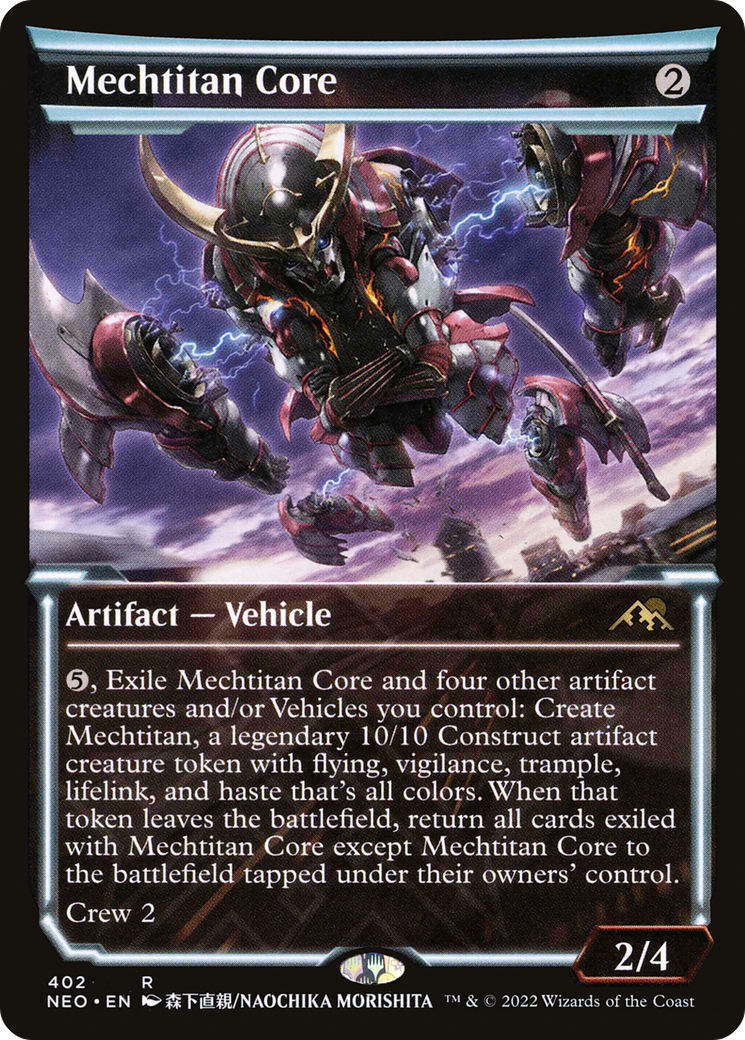 Mechtitan Core (NEO-402) - Kamigawa: Neon Dynasty: (Showcase) Foil - Premium MTG Single from Wizards of the Coast - Just $0.77! Shop now at Game Crave Tournament Store