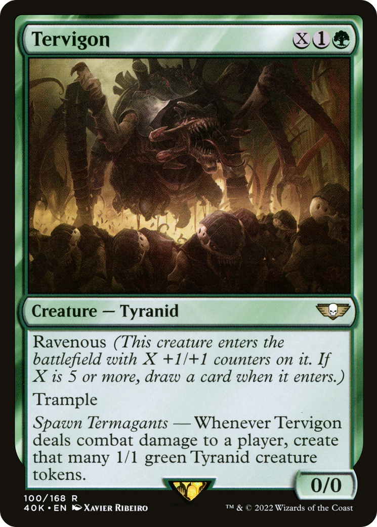 Tervigon (40K-100) - Warhammer 40,000 Commander - Premium MTG Single from Wizards of the Coast - Just $0.57! Shop now at Game Crave Tournament Store