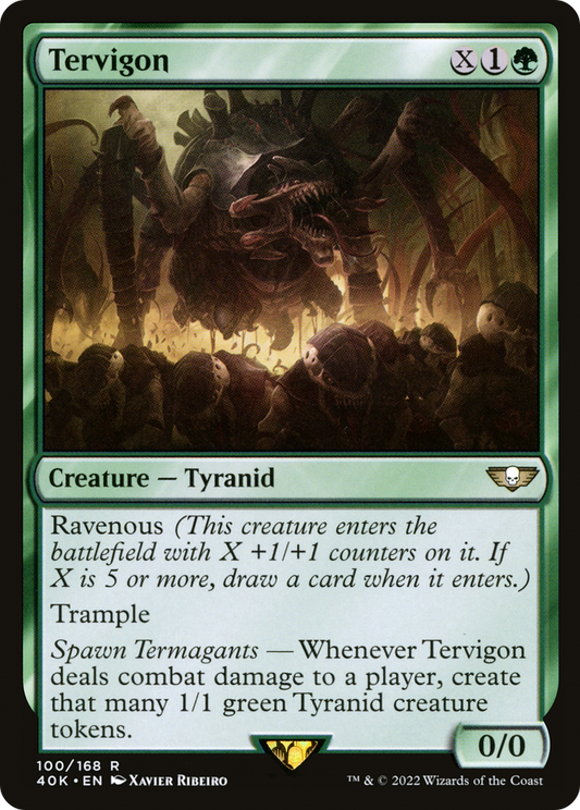 Tervigon (40K-100) - Warhammer 40,000 Commander - Premium MTG Single from Wizards of the Coast - Just $0.57! Shop now at Game Crave Tournament Store