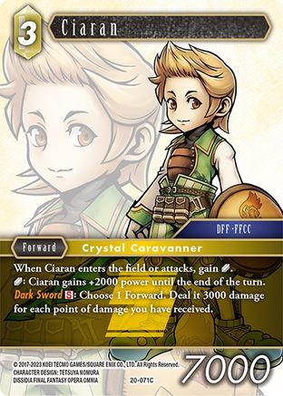 Ciaran (DAWN OF HEROES) - Premium Final Fantasy Single from Dawn of Heroes - Just $0.25! Shop now at Game Crave Tournament Store