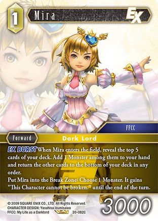 Mira EX (DAWN OF HEROES) Foil - Premium Final Fantasy Single from Dawn of Heroes - Just $0.32! Shop now at Game Crave Tournament Store