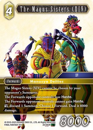 The Magus Sisters (XIV) (DAWN OF HEROES) Foil - Premium Final Fantasy Single from Dawn of Heroes - Just $0.33! Shop now at Game Crave Tournament Store