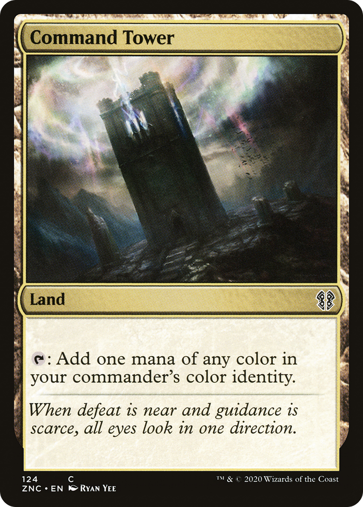 Command Tower (ZNC-124) - Zendikar Rising Commander - Premium MTG Single from Wizards of the Coast - Just $0.25! Shop now at Game Crave Tournament Store