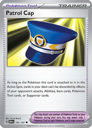 Patrol Cap 191 - SV03 Obsidian Flames - Premium Pokemon Single from Nintendo - Just $0.25! Shop now at Game Crave Tournament Store