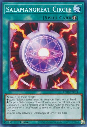 Salamangreat Circle (LD10-EN014) - Legendary Duelists: Soulburning Volcano 1st Edition - Premium Yugioh Single from Konami - Just $0.25! Shop now at Game Crave Tournament Store