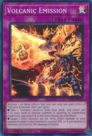 Volcanic Emission (LD10-EN023) - Legendary Duelists: Soulburning Volcano 1st Edition - Premium Yugioh Single from Konami - Just $0.47! Shop now at Game Crave Tournament Store