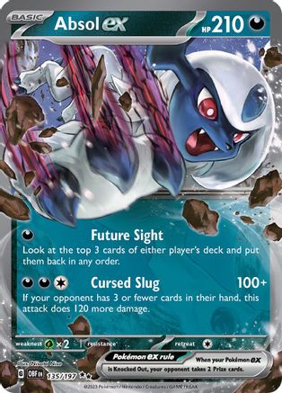 Absol ex 135 - SV03 Obsidian Flames Holofoil - Premium Pokemon Single from Nintendo - Just $0.15! Shop now at Game Crave Tournament Store