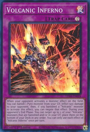 Volcanic Inferno (LD10-EN024) - Legendary Duelists: Soulburning Volcano 1st Edition - Premium Yugioh Single from Konami - Just $0.30! Shop now at Game Crave Tournament Store