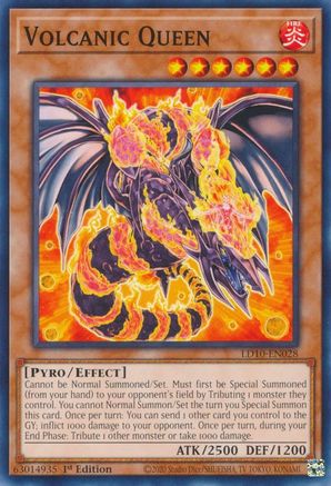 Volcanic Queen (LD10-EN028) - Legendary Duelists: Soulburning Volcano 1st Edition - Premium Yugioh Single from Konami - Just $0.25! Shop now at Game Crave Tournament Store