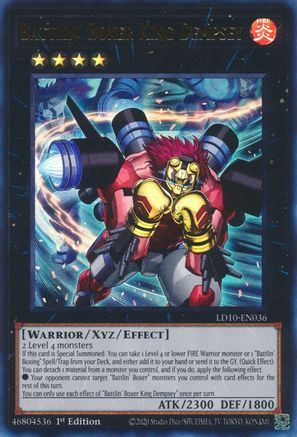 Battlin' Boxer King Dempsey (LD10-EN036) - Legendary Duelists: Soulburning Volcano 1st Edition - Premium Yugioh Single from Konami - Just $2.21! Shop now at Game Crave Tournament Store