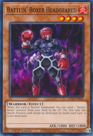 Battlin' Boxer Headgeared (LD10-EN039) - Legendary Duelists: Soulburning Volcano 1st Edition - Premium Yugioh Single from Konami - Just $0.25! Shop now at Game Crave Tournament Store
