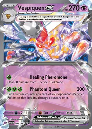 Vespiquen ex 51 - SV03 Obsidian Flames Holofoil - Premium Pokemon Single from Nintendo - Just $0.54! Shop now at Game Crave Tournament Store