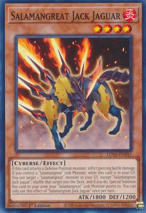 Salamangreat Jack Jaguar (LD10-EN047) - Legendary Duelists: Soulburning Volcano 1st Edition - Premium Yugioh Single from Konami - Just $0.25! Shop now at Game Crave Tournament Store