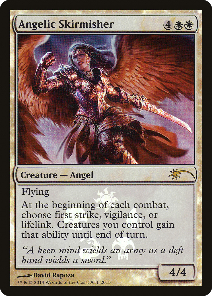 Angelic Skirmisher (PRES-A11) - Resale Promos Foil - Premium MTG Single from Wizards of the Coast - Just $1.24! Shop now at Game Crave Tournament Store