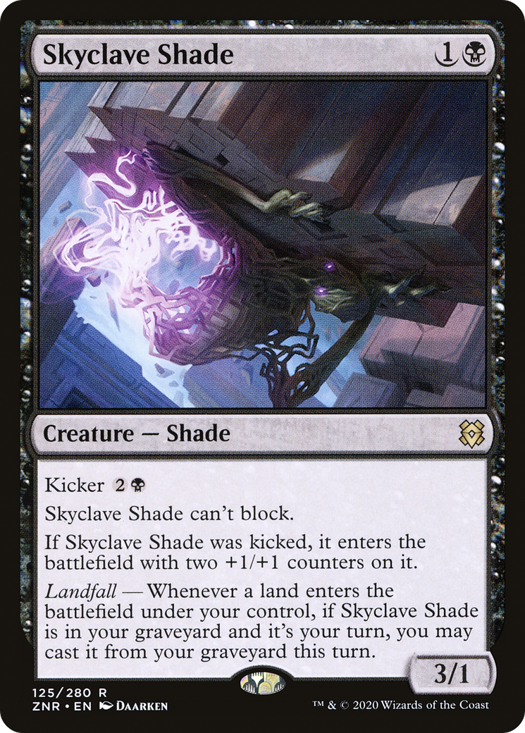 Skyclave Shade (ZNR-125) - Zendikar Rising - Premium MTG Single from Wizards of the Coast - Just $0.08! Shop now at Game Crave Tournament Store