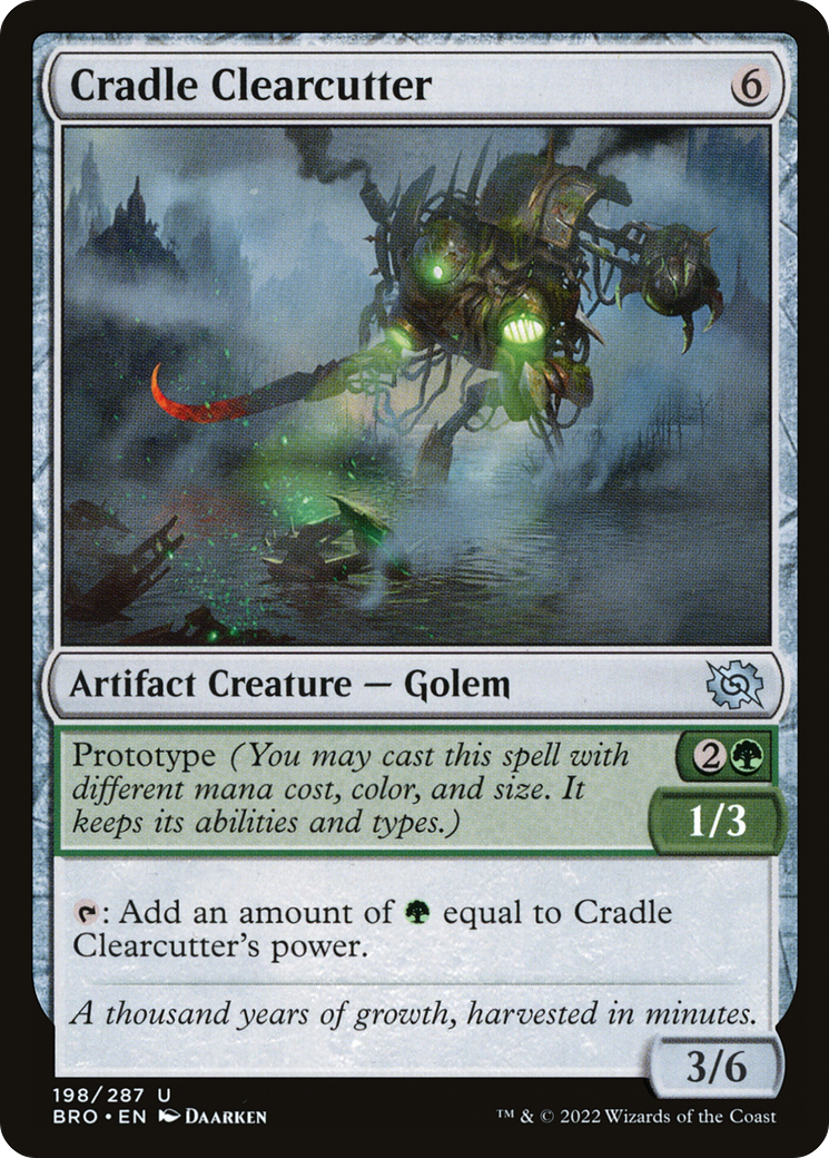 Cradle Clearcutter (BRO-198) - The Brothers' War - Premium MTG Single from Wizards of the Coast - Just $0.08! Shop now at Game Crave Tournament Store