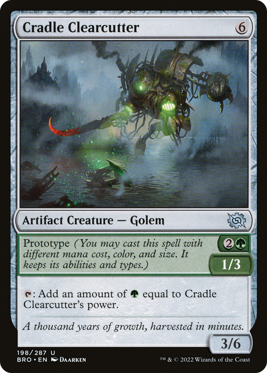 Cradle Clearcutter (BRO-198) - The Brothers' War - Premium MTG Single from Wizards of the Coast - Just $0.08! Shop now at Game Crave Tournament Store