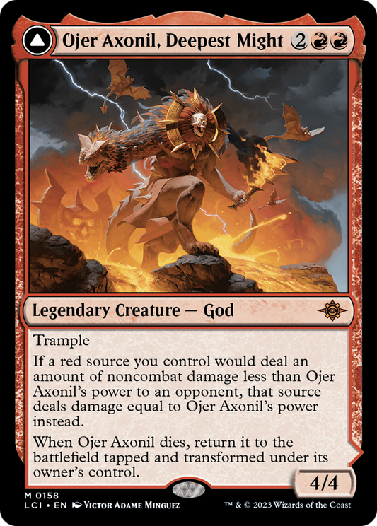 Ojer Axonil, Deepest Might // Temple of Power (LCI-158) - The Lost Caverns of Ixalan - Premium MTG Single from Wizards of the Coast - Just $1.70! Shop now at Game Crave Tournament Store