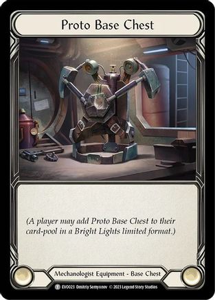 Proto Base Chest (EVO023) - Bright Lights - Premium Flesh And Blood Single from Legend Story Studios - Just $0.25! Shop now at Game Crave Tournament Store