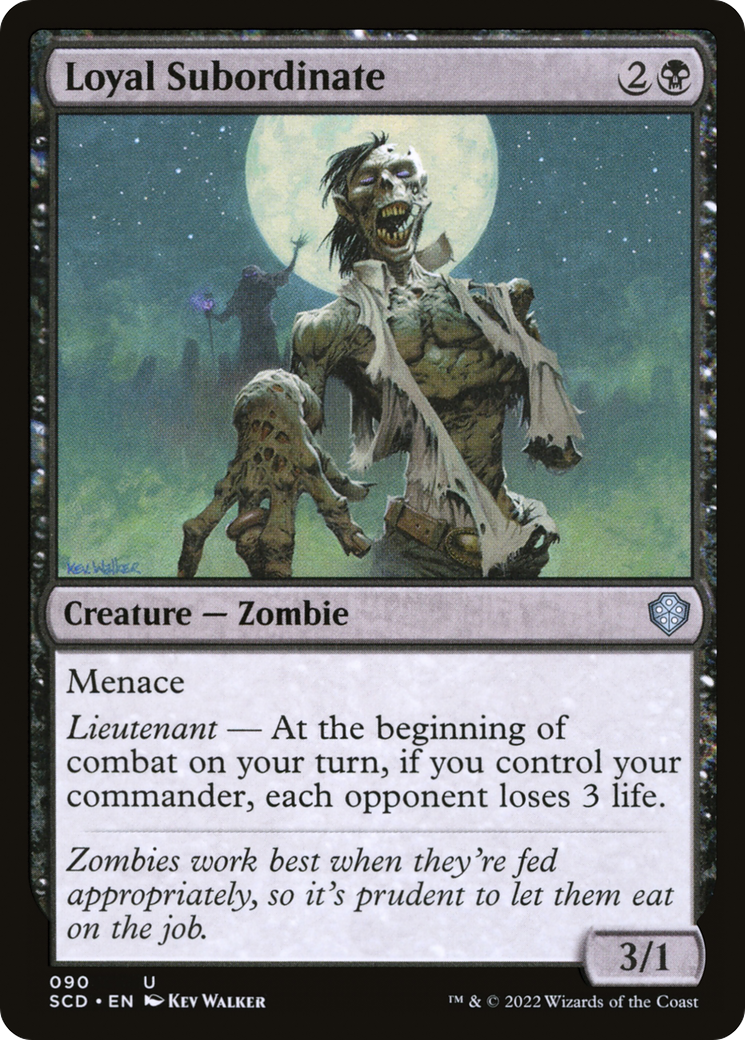 Loyal Subordinate (SCD-090) - Starter Commander Decks - Premium MTG Single from Wizards of the Coast - Just $0.09! Shop now at Game Crave Tournament Store