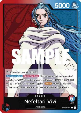 Nefeltari Vivi (001) (OP04-001) - Kingdoms of Intrigue - Premium One Piece Single from Bandai - Just $0.25! Shop now at Game Crave Tournament Store