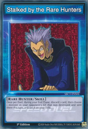 Stalked by the Rare Hunters (SBC1-ENS06) - Speed Duel: Streets of Battle City 1st Edition - Premium Yugioh Single from Konami - Just $0.25! Shop now at Game Crave Tournament Store