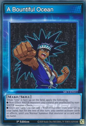 A Bountiful Ocean (SBC1-ENS11) - Speed Duel: Streets of Battle City 1st Edition - Premium Yugioh Single from Konami - Just $0.25! Shop now at Game Crave Tournament Store