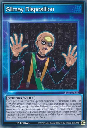 Slimey Disposition (SBC1-ENS16) - Speed Duel: Streets of Battle City 1st Edition - Premium Yugioh Single from Konami - Just $0.25! Shop now at Game Crave Tournament Store