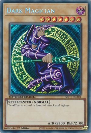 Dark Magician (A) (Secret Rare) (SBC1-ENA01) - Speed Duel: Streets of Battle City 1st Edition - Premium Yugioh Single from Konami - Just $2.26! Shop now at Game Crave Tournament Store