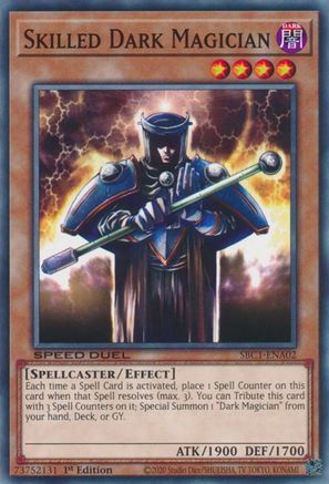 Skilled Dark Magician (SBC1-ENA02) - Speed Duel: Streets of Battle City 1st Edition - Premium Yugioh Single from Konami - Just $0.23! Shop now at Game Crave Tournament Store