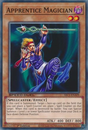 Apprentice Magician (SBC1-ENA09) - Speed Duel: Streets of Battle City 1st Edition - Premium Yugioh Single from Konami - Just $0.25! Shop now at Game Crave Tournament Store